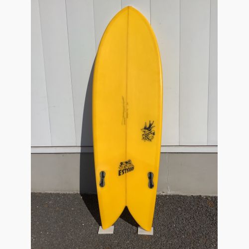 EST SURF ショートボード 5'6" イエロー FISH フィッシュテール