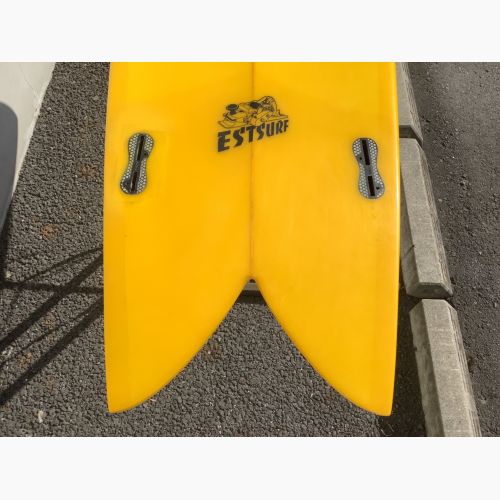 EST SURF ショートボード 5'6" イエロー FISH フィッシュテール