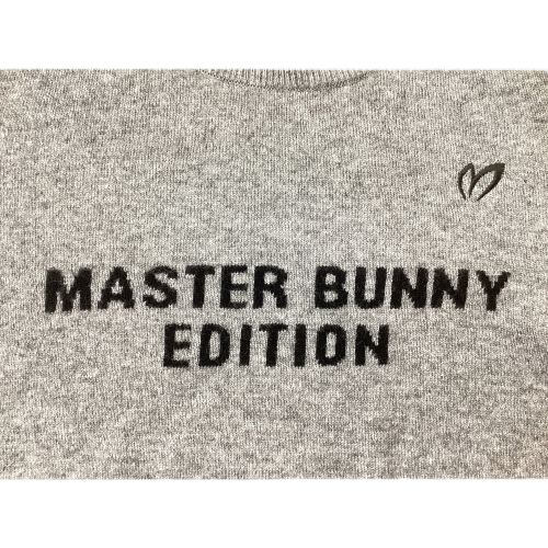 MASTER BUNNY EDITION (マスターバニーエディション) ゴルフウェア(トップス) メンズ SIZE M グレー 2022モデル　ニット 758-2270001