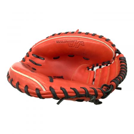 HATAKEYAMA (ハタケヤマ) 軟式グローブ レッド ジュニア用