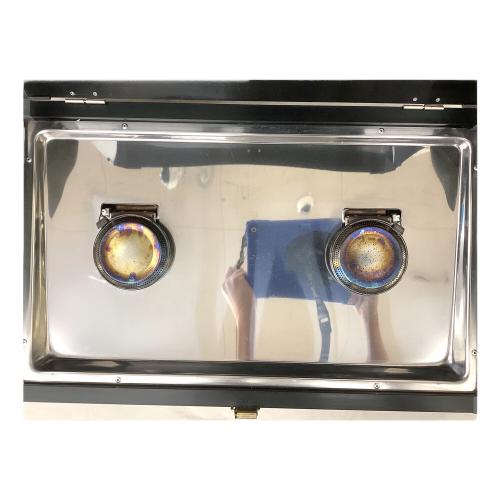 UNIFLAME (ユニフレーム) ツインガスバーナー ブラック 廃盤 PSLPGマーク有 US-1900 2016年製 使用燃料【CB缶】