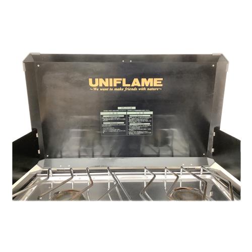 UNIFLAME (ユニフレーム) ツインガスバーナー ブラック 廃盤 PSLPGマーク有 US-1900 2016年製 使用燃料【CB缶】