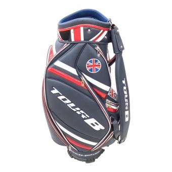 TOUR B (ツアービー) キャディバッグ ネイビー 8.5型 6分割 ユニオンジャック