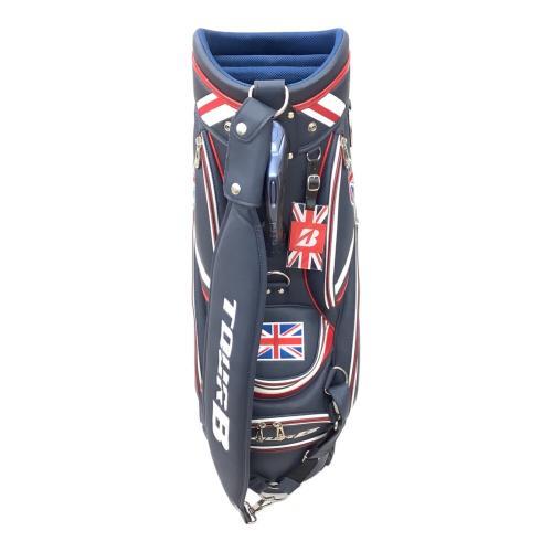 TOUR B (ツアービー) キャディバッグ ネイビー 8.5型 6分割 ユニオンジャック