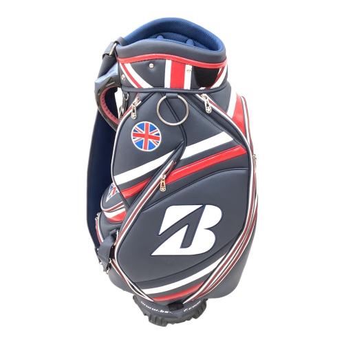 TOUR B (ツアービー) キャディバッグ ネイビー 8.5型 6分割 ユニオンジャック