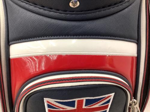 TOUR B (ツアービー) キャディバッグ ネイビー 8.5型 6分割 ユニオンジャック