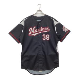 千葉ロッテマリーンズ (チバロッテマリーンズ) 応援グッズ ブラック 【38】伊志嶺翔大 ユニフォーム プロ仕様モデル 2018