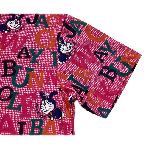 JACK BUNNY (ジャックバニー) ゴルフウェア(トップス) メンズ SIZE M ショッキングピンク 2020モデル  ドラえもん ポロシャツ 262-0260845