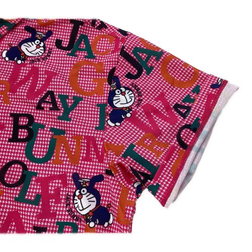 JACK BUNNY (ジャックバニー) ゴルフウェア(トップス) メンズ SIZE M ショッキングピンク 2020モデル  ドラえもん ポロシャツ 262-0260845