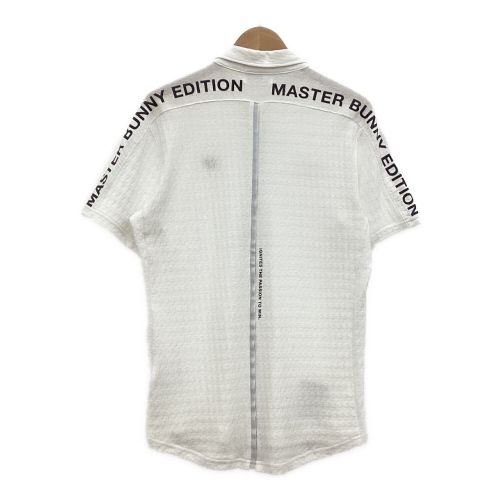 MASTER BUNNY EDITION (マスターバニーエディション) ゴルフウェア(トップス) メンズ SIZE M ホワイト 2022モデル  ポロシャツ 758-3160305