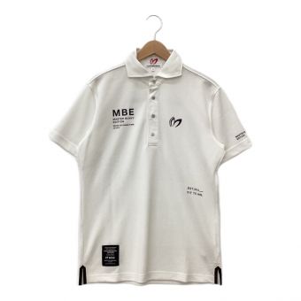 MASTER BUNNY EDITION (マスターバニーエディション) ゴルフウェア(トップス) メンズ SIZE M ホワイト 2023モデル  ポロシャツ 758-3160405
