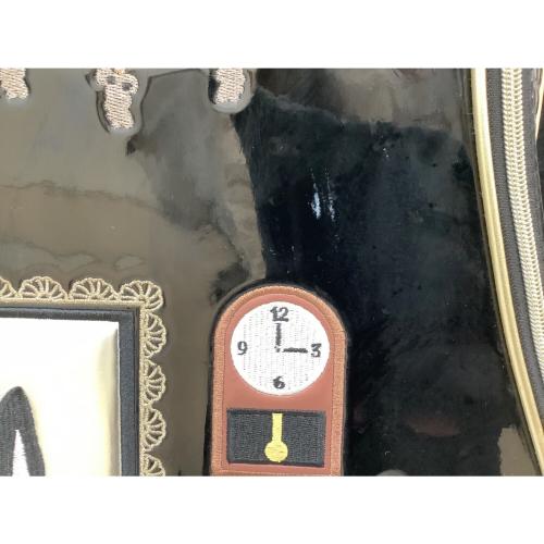 M U SPORTS (エムユースポーツ) キャディバッグ 9.5インチ 5分割 カート式 ブラック×ゴールド