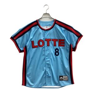 千葉ロッテマリーンズ (チバロッテマリーンズ) 応援グッズ SIZE M スカイブルー 【8】中村奨吾 復刻ロゴ ユニフォーム