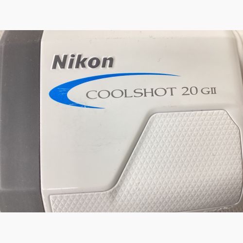Nikon (ニコン) ゴルフ距離測定器 ホワイト ケース付 動作確認済み COOLSHOT 20 G2