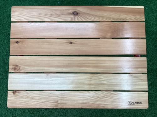 Castelmerlino (カステルメルリーノ) アウトドアテーブル レッド キャンパーテーブル ウッド