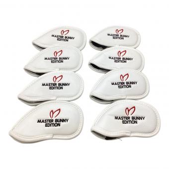 MASTER BUNNY EDITION (マスターバニーエディション) ヘッドカバー ホワイト アイアンセット用 8個