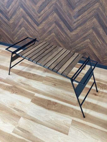 アイアン工房 (アイアンコウボウ) アウトドアテーブル ブラウン アイアンテーブル