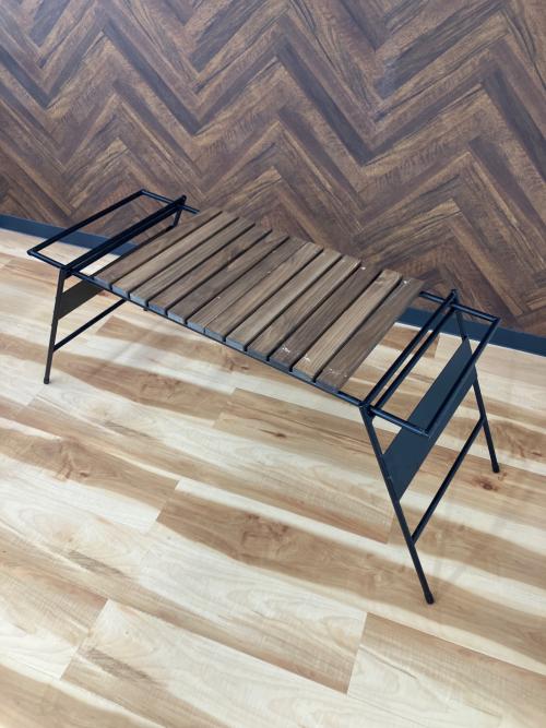 アイアン工房 (アイアンコウボウ) アウトドアテーブル ブラウン アイアンテーブル