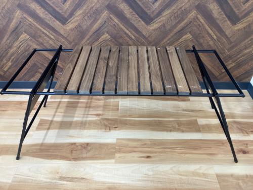 アイアン工房 (アイアンコウボウ) アウトドアテーブル ブラウン アイアンテーブル