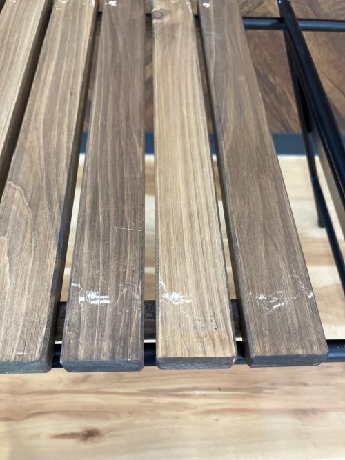 アイアン工房 (アイアンコウボウ) アウトドアテーブル ブラウン アイアンテーブル