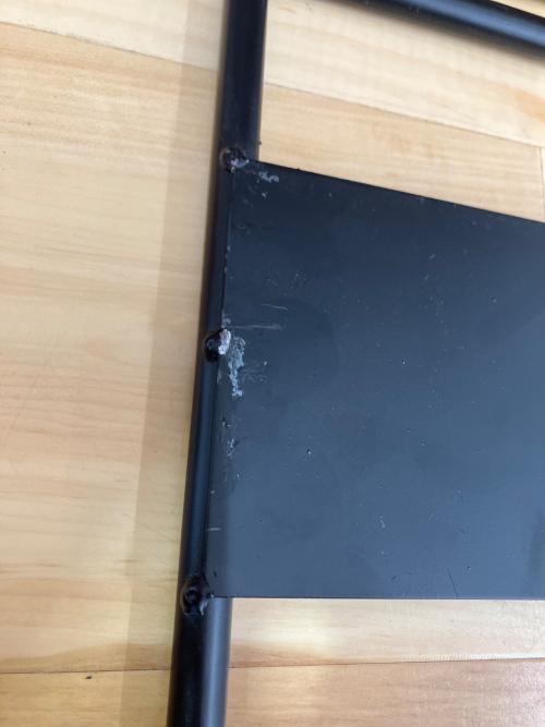 アイアン工房 (アイアンコウボウ) アウトドアテーブル ブラウン アイアンテーブル