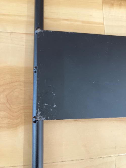 アイアン工房 (アイアンコウボウ) アウトドアテーブル ブラウン アイアンテーブル