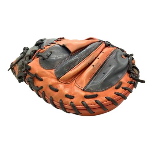 HATAKEYAMA (ハタケヤマ) 軟式グローブ ネイビー×オレンジ キャッチャーミット PRO-M08