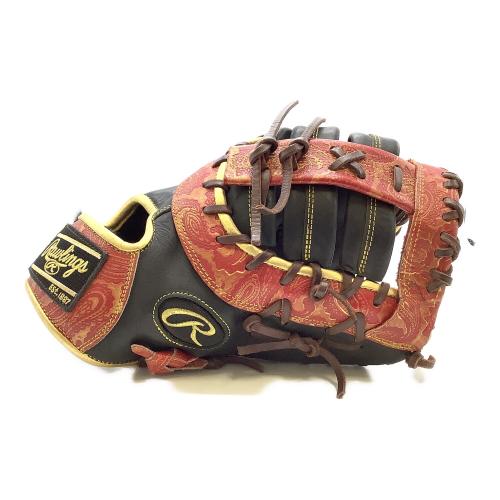RAWLINGS (ローリングス) 軟式グローブ ブラック×レッド @ PAISLEY REVIVAL ファーストミット GR1FHPM53