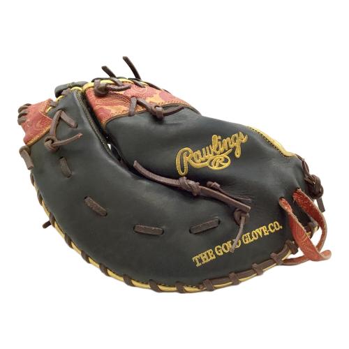 RAWLINGS (ローリングス) 軟式グローブ ブラック×レッド @ PAISLEY REVIVAL ファーストミット GR1FHPM53