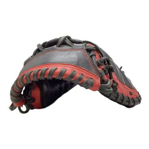 HATAKEYAMA (ハタケヤマ) 軟式グローブ ブラック×レッド 甲斐拓也モデル キャッチャーミット TH-SH19S