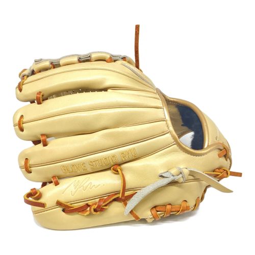 GLOVE STUDIO RYU (グローブ スタジオ リュウ) 軟式硬式兼用グローブ クリーム  内野用