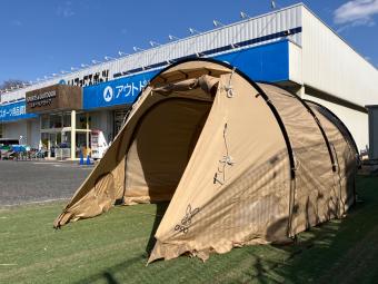 DOD (ディーオーディー) ツールームテント タン T3-688-TN カマボコテント3 S 約250×500×185cm