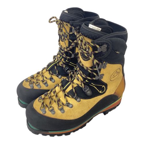 LA SPORTIVA (スポルティバ) トレッキングシューズ メンズ SIZE 41 1/2(約26.5cm) イエロー ハイカット(ハードソール) GORE-TEX EVO