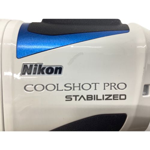 Nikon (ニコン) ゴルフ距離測定器 ホワイト×ブルー COOLSHOT PROII STABILIZED