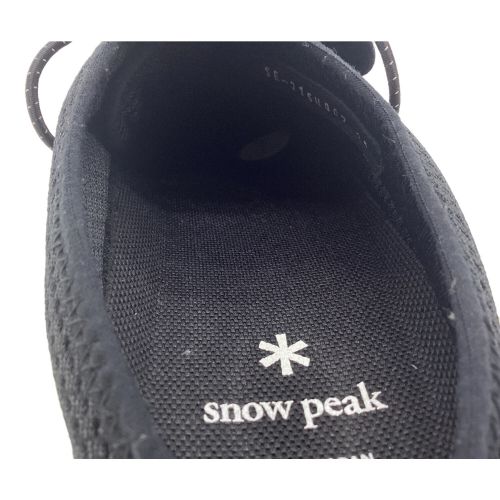 Snow peak (スノーピーク) スリッポン ユニセックス SIZE 25cm ブラック FIELD TRACTION SANDAL