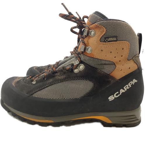 SCARPA (スカルパ) トレッキングシューズ メンズ SIZE 25.5cm ブラウン インソール(SUPERfeet)付 CRISTALLO GTX ミドルカット GORE-TEX