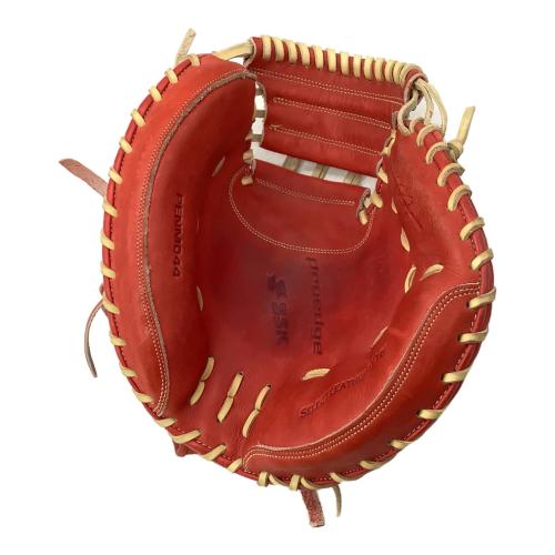 SSK (エスエスケイ) 軟式グローブ 約30cm レッド ケース付 proedge キャッチャーミット PENM044