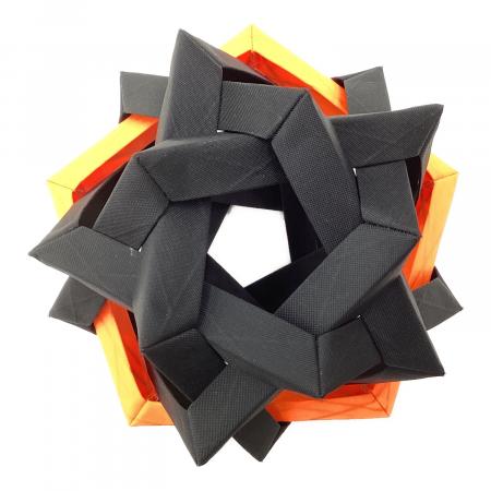 COLONISTA (コロニスタ) ランタンアクセサリー ブラック×オレンジ