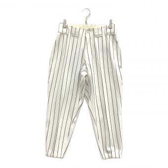 千葉ロッテマリーンズ (チバロッテマリーンズ) 応援グッズ ホワイト 1995年 ユニフォーム パンツ 【0】吉田篤史 選手支給品