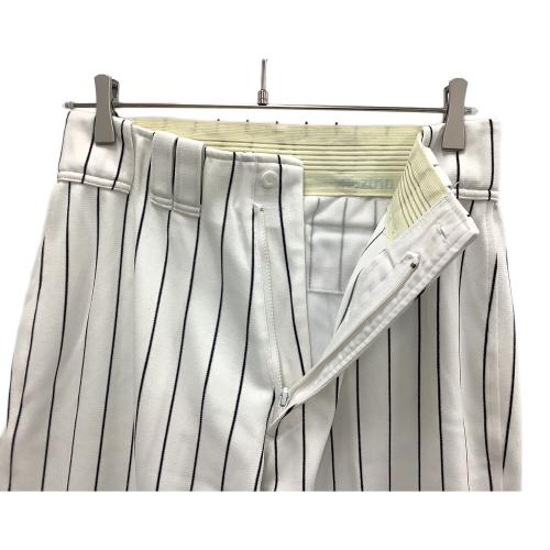 千葉ロッテマリーンズ (チバロッテマリーンズ) 応援グッズ ホワイト 1995年 ユニフォーム パンツ 【0】吉田篤史 選手支給品