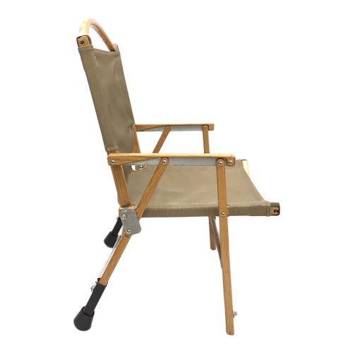 Kermit chair (カーミットチェア) アウトドアチェア ベージュ マイスターシート：NATUNATURAL MOUNTAIN MONKEYS ｘBALLISTICS カーミットチェア オーク材