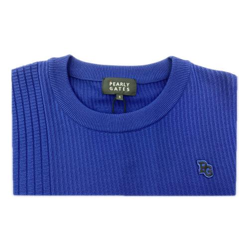 PEARLY GATES (パーリーゲイツ) ゴルフウェア(トップス) メンズ SIZE XL ブルー クルーネックニット セーター 053-4170301