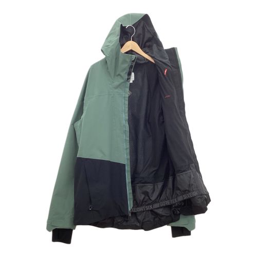 686 (シックスエイトシックス) スノーボードウェア(ジャケット) メンズ SIZE L グリーン×ブラック M2W105 GORE-TEX GT JACKET GORE-TEX