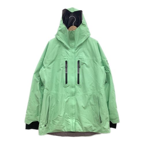 686 (シックスエイトシックス) スノーボードウェア(ジャケット) レディース SIZE L 黄緑 M2W301 SKYLINE SHELL JACKET GORE-TEX