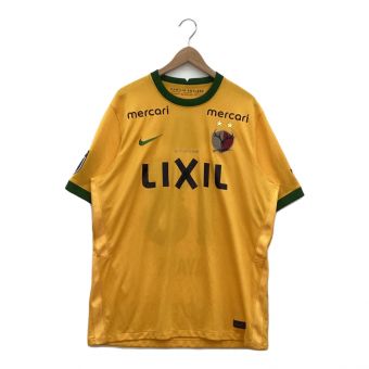 鹿島アントラーズ (カシマアントラーズ) サッカーユニフォーム メンズ SIZE 2XL イエロー 2021年サード クラブ30周年 【18】上田綺世 CV9247