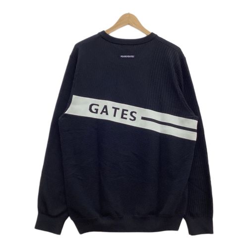 PEARLY GATES (パーリーゲイツ) ゴルフウェア(トップス) メンズ SIZE LL ネイビー 長袖クルーネック セーター 053-4170301