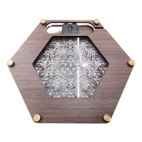 アサガラワークス アウトドア雑貨 LEDコースター 二重麻