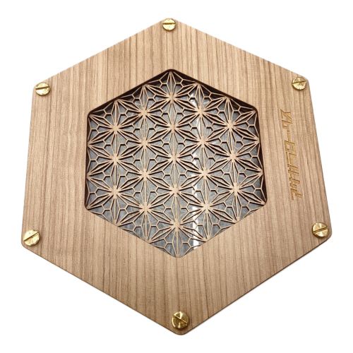 アサガラワークス アウトドア雑貨 アッシュ LEDコースター 二重麻