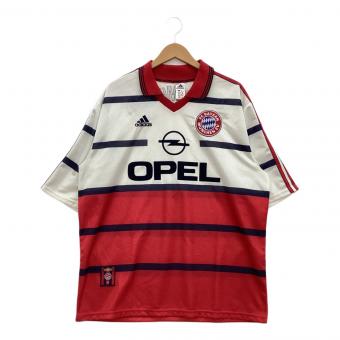 バイエルン・ミュンヘン サッカーユニフォーム メンズ SIZE XXO ホワイト×レッド 97-99シーズン アウェイ  07766