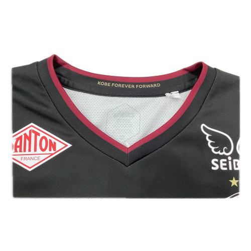 ヴェッセル神戸 サッカーユニフォーム メンズ 3XL クリムゾンレッド 2024年ホーム 2023チャンピオンパッチ付 2103A082